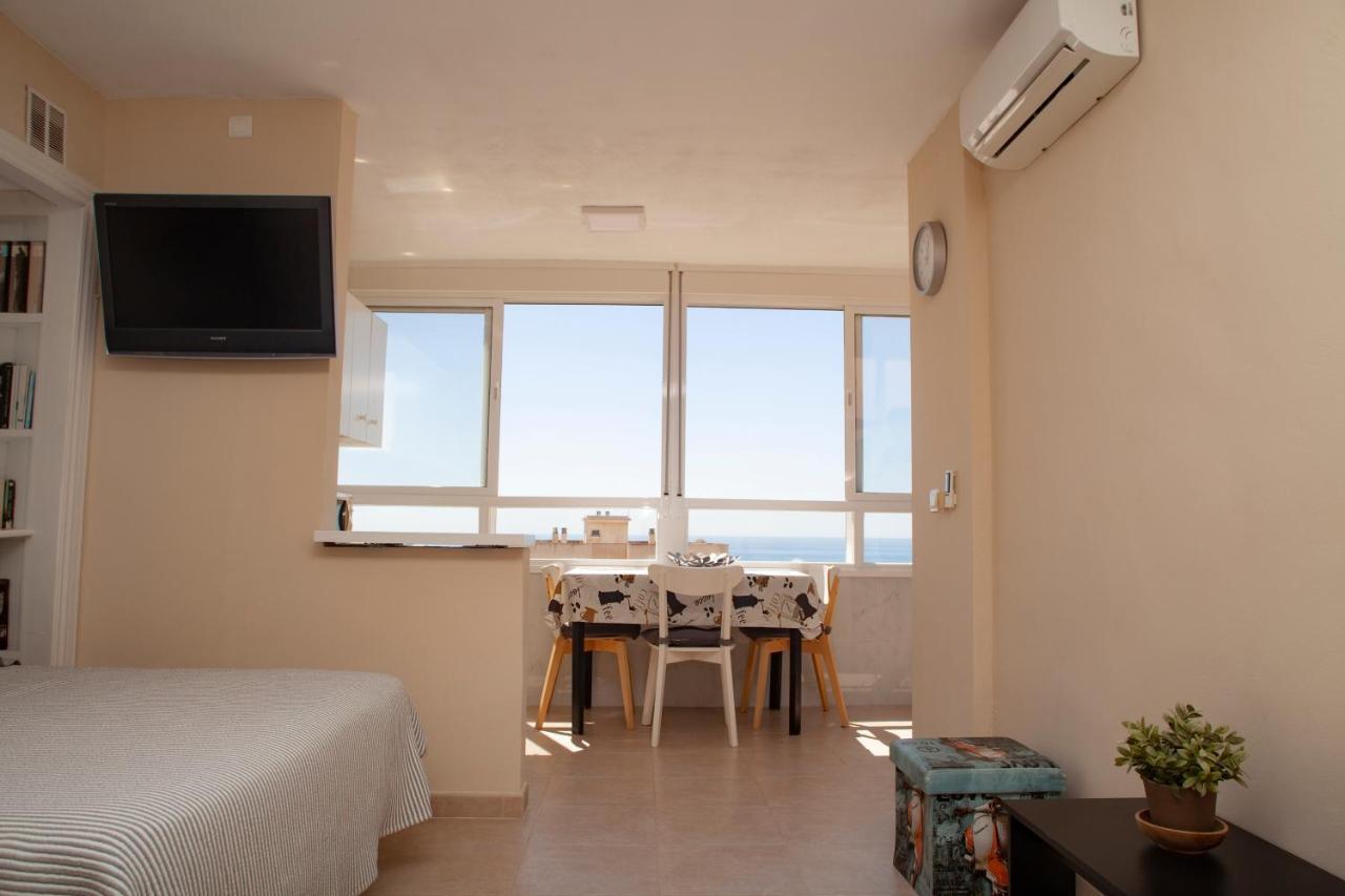 Apartamento Estudio Con Vistas Al Mar Y Montaña Benalmádena Exterior foto